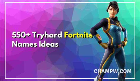 550+ Tryhard Fortnite Names ideas which are not taken